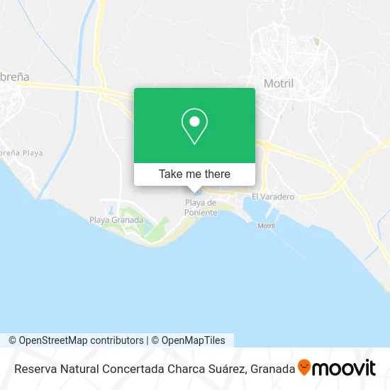 mapa Reserva Natural Concertada Charca Suárez