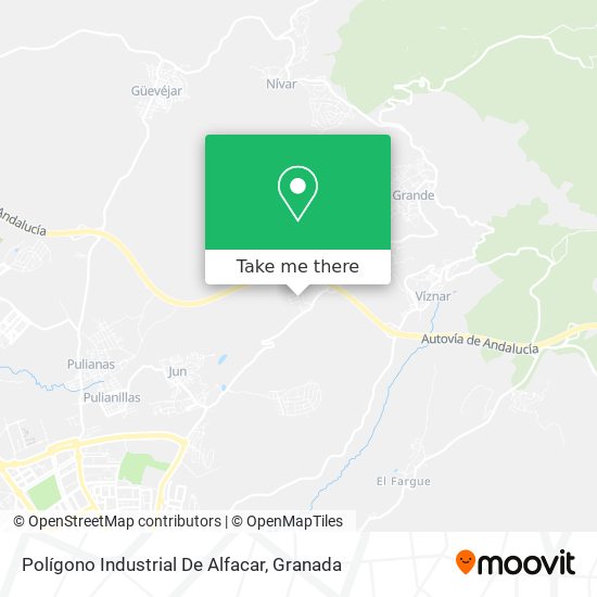 Polígono Industrial De Alfacar map