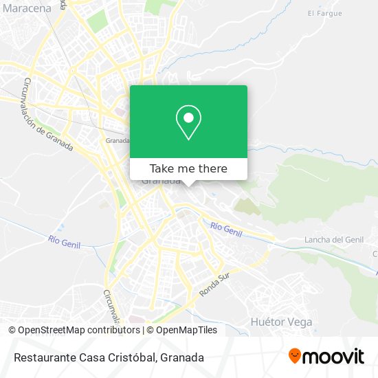 Restaurante Casa Cristóbal map