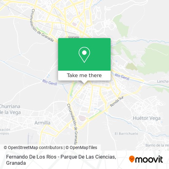 Fernando De Los Ríos - Parque De Las Ciencias map