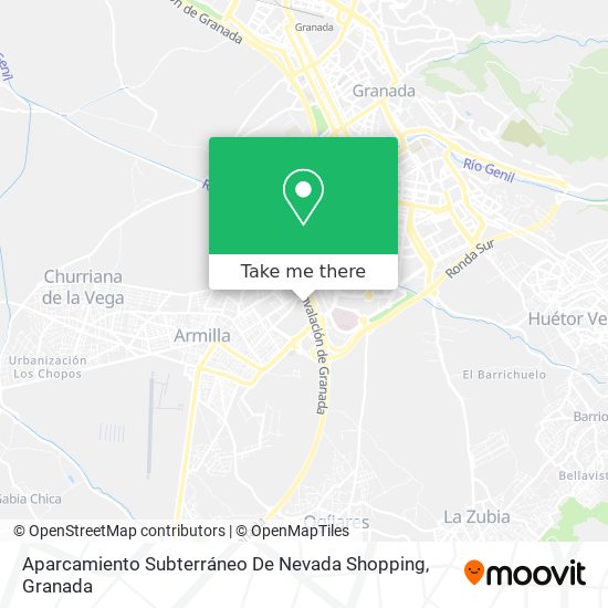 Aparcamiento Subterráneo De Nevada Shopping map