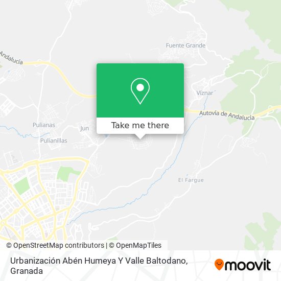 Urbanización Abén Humeya Y Valle Baltodano map