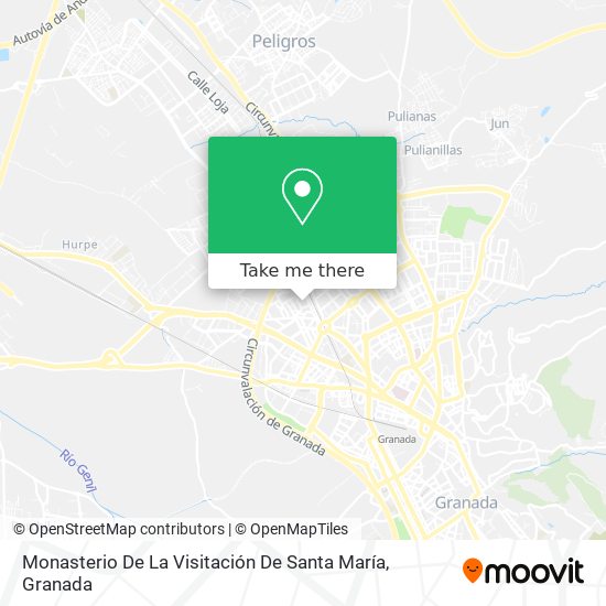 Monasterio De La Visitación De Santa María map