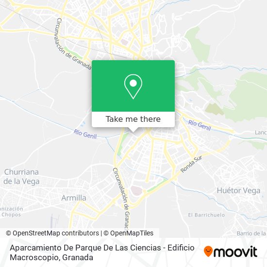 Aparcamiento De Parque De Las Ciencias - Edificio Macroscopio map