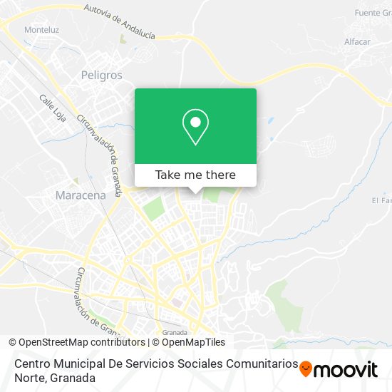 Centro Municipal De Servicios Sociales Comunitarios Norte map