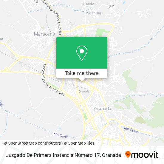 Juzgado De Primera Instancia Número 17 map