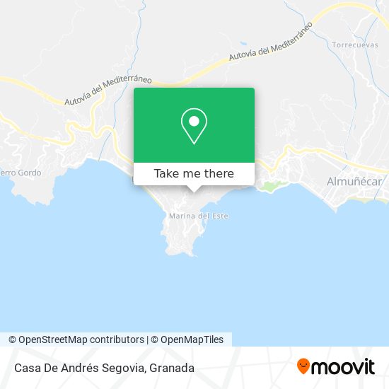 Casa De Andrés Segovia map