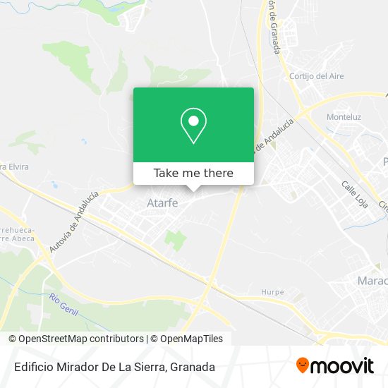 Edificio Mirador De La Sierra map