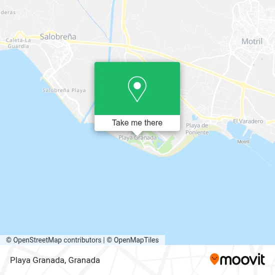 Playa Granada map