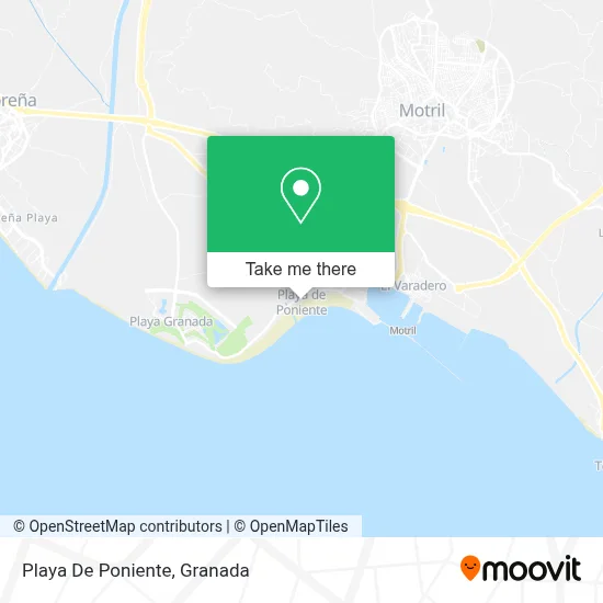 Playa De Poniente map