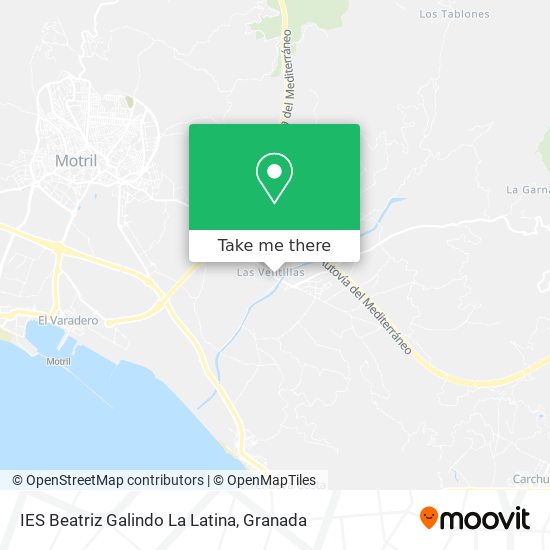 IES Beatriz Galindo La Latina map