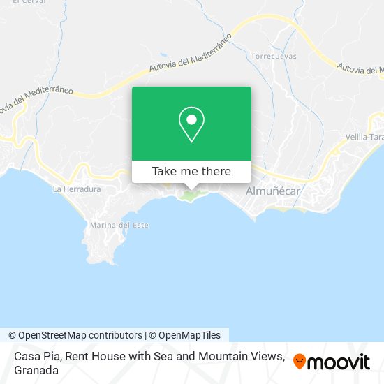 Casa Pia, Rent House with Sea and Mountain Views map