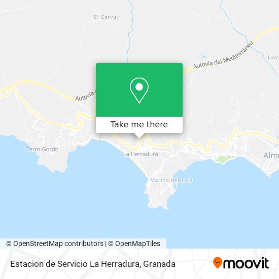 Estacion de Servicio La Herradura map