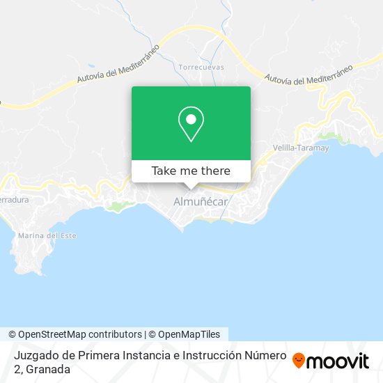 Juzgado de Primera Instancia e Instrucción Número 2 map
