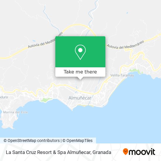 La Santa Cruz Resort & Spa Almuñecar map