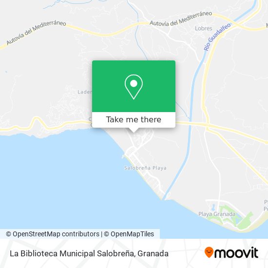 La Biblioteca Municipal Salobreña map