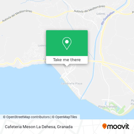 Cafeteria Meson La Dehesa map