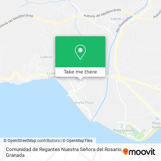 Comunidad de Regantes Nuestra Señora del Rosario map
