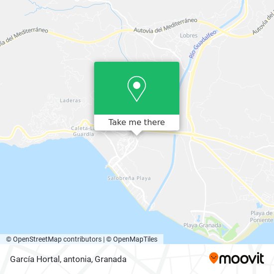 García Hortal, antonia map