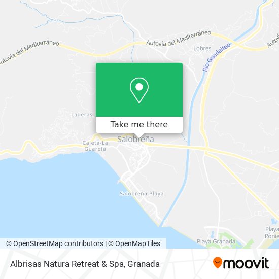 Albrisas Natura Retreat & Spa map