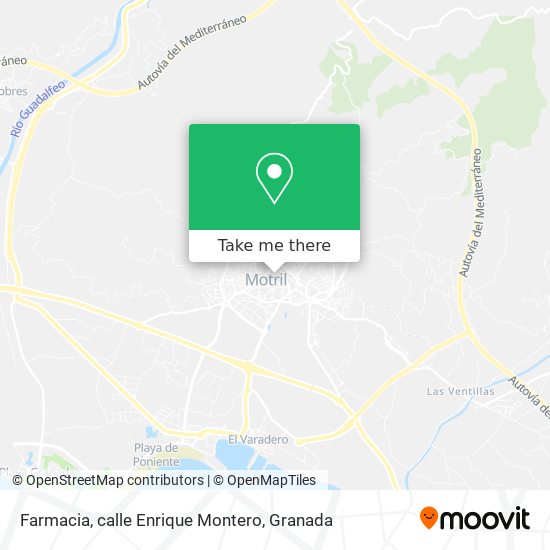 Farmacia, calle Enrique Montero map