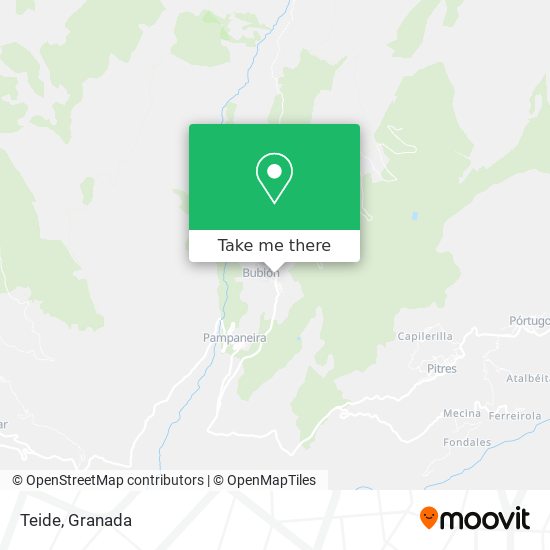 Teide map