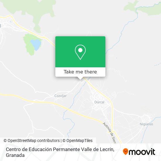 Centro de Educación Permanente Valle de Lecrín map