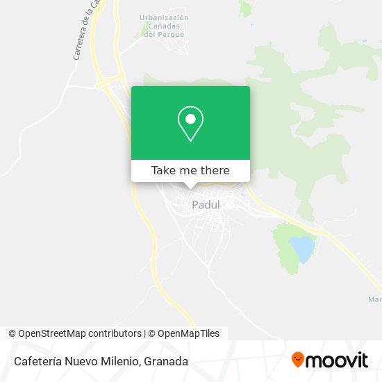 Cafetería Nuevo Milenio map