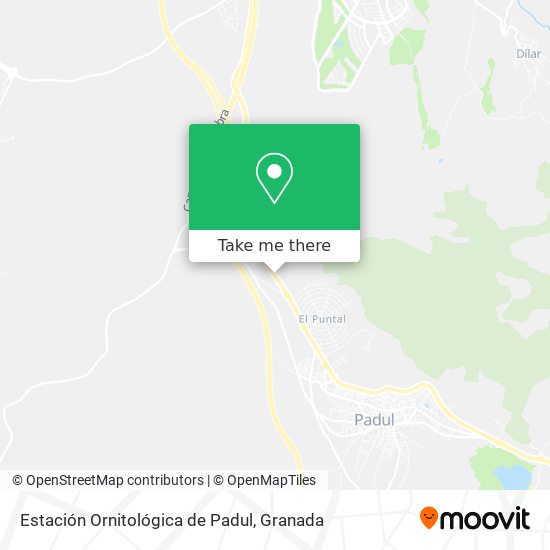 Estación Ornitológica de Padul map