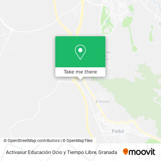 Activasur Educación Ocio y Tiempo Libre map