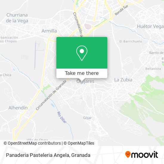 Panaderia Pasteleria Angela map