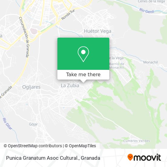 Punica Granatum Asoc Cultural. map