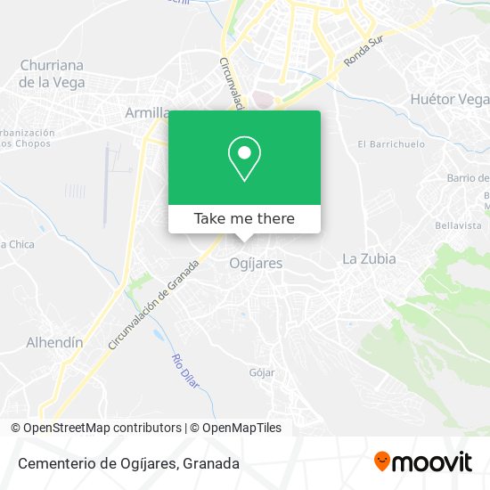 mapa Cementerio de Ogíjares