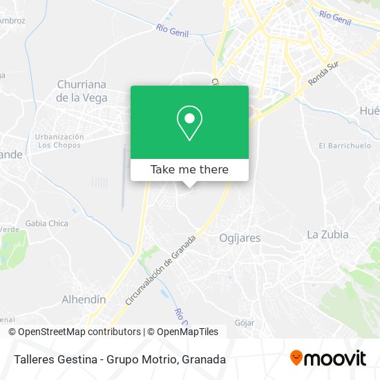 Talleres Gestina - Grupo Motrio map