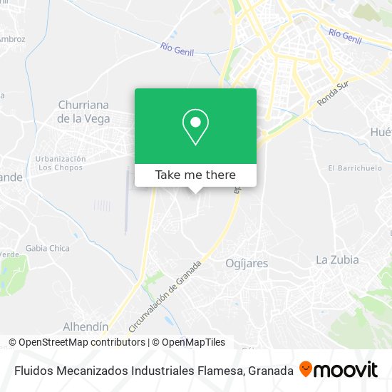 Fluidos Mecanizados Industriales Flamesa map