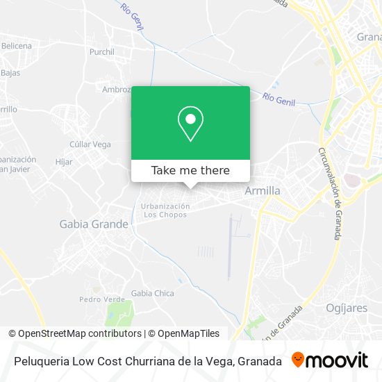Peluqueria Low Cost Churriana de la Vega map