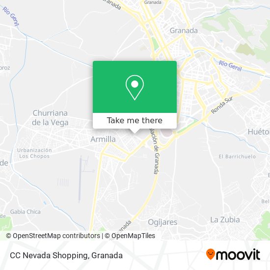 CC Nevada Shopping map