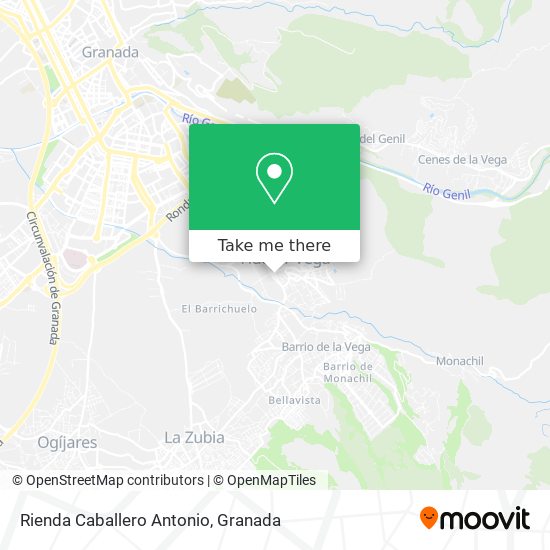 Rienda Caballero Antonio map