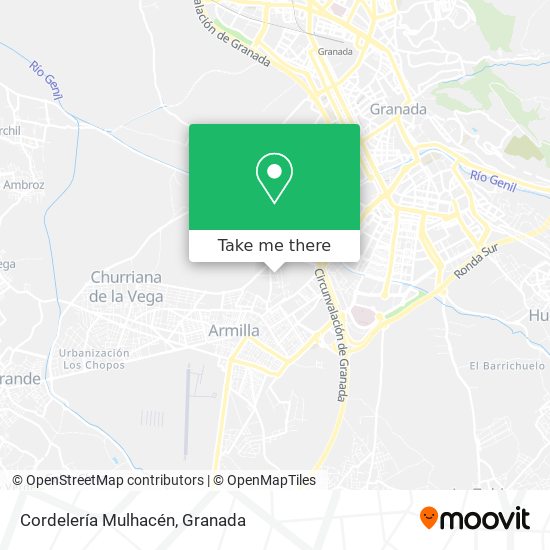 Cordelería Mulhacén map