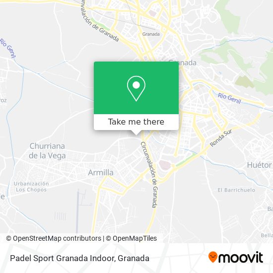 Padel Sport Granada Indoor map