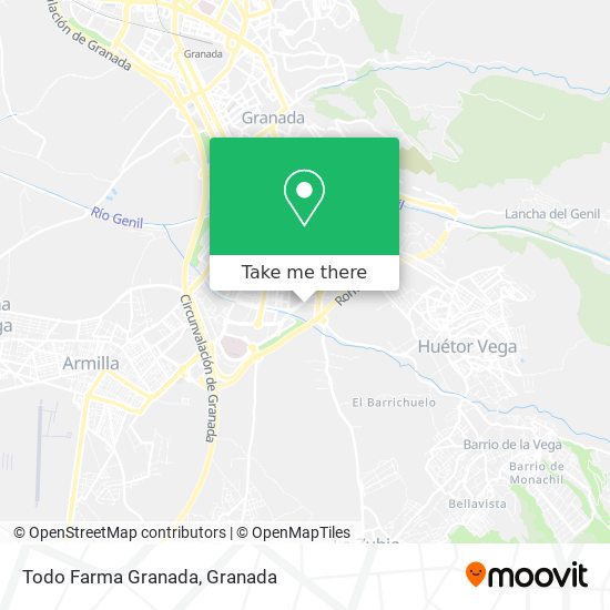 Todo Farma Granada map