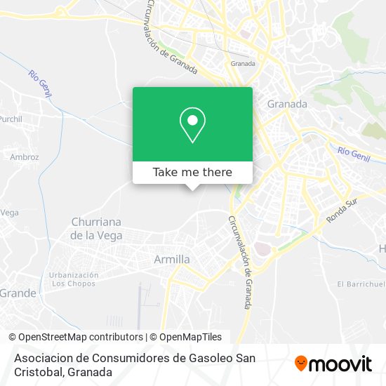 Asociacion de Consumidores de Gasoleo San Cristobal map