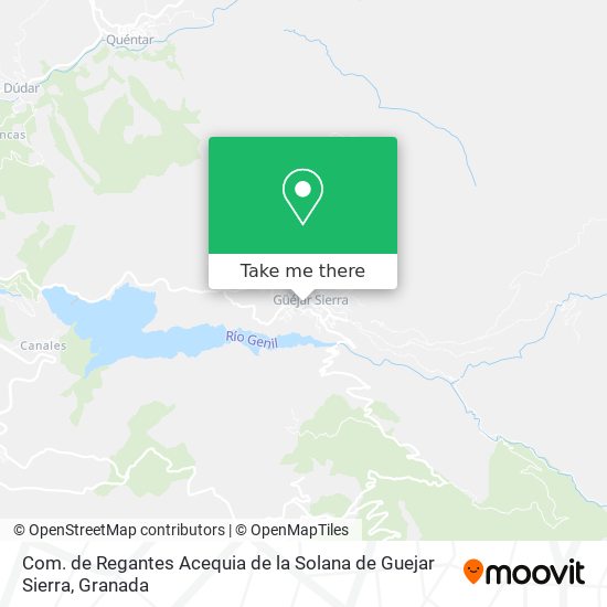 Com. de Regantes Acequia de la Solana de Guejar Sierra map