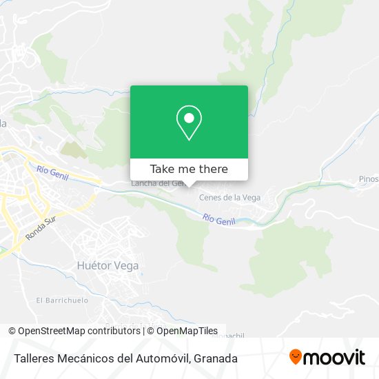 Talleres Mecánicos del Automóvil map