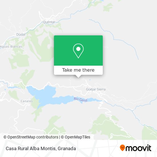 Casa Rural Alba Montis map