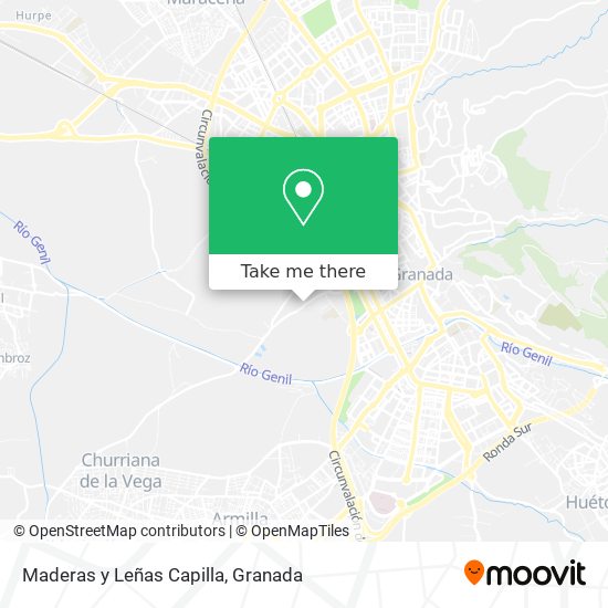 Maderas y Leñas Capilla map