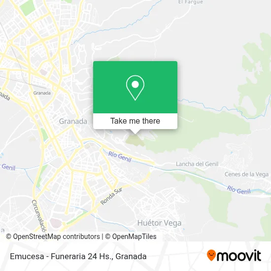 Emucesa - Funeraria 24 Hs. map