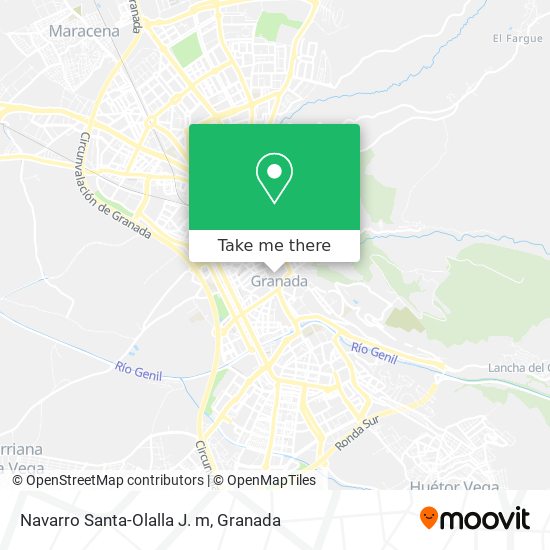 Navarro Santa-Olalla J. m map