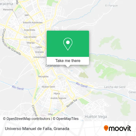 Universo Manuel de Falla map