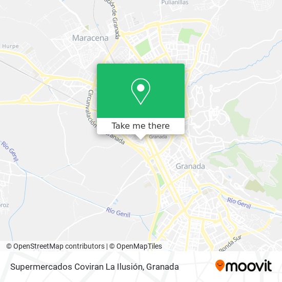 Supermercados Coviran La Ilusión map